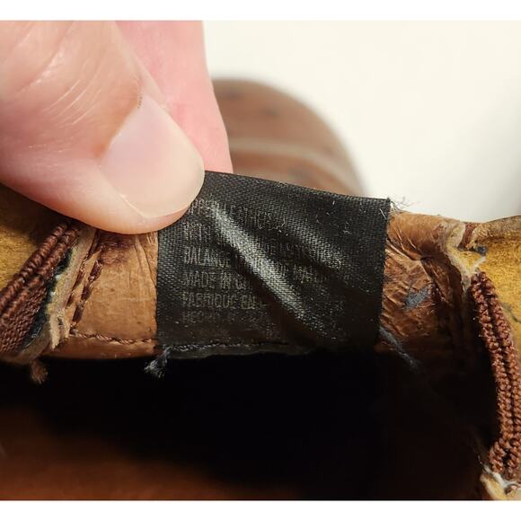 ROPER Performance Slip On Comfort Shoe Womens 7.5 Brown Leather Rugged Western - Picture 3 of 11